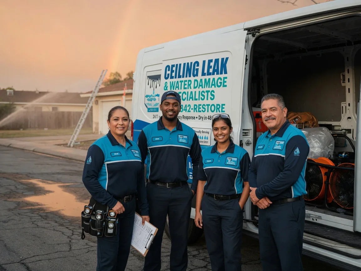Ceiling Leak Cleanup company in Valley Village, CA